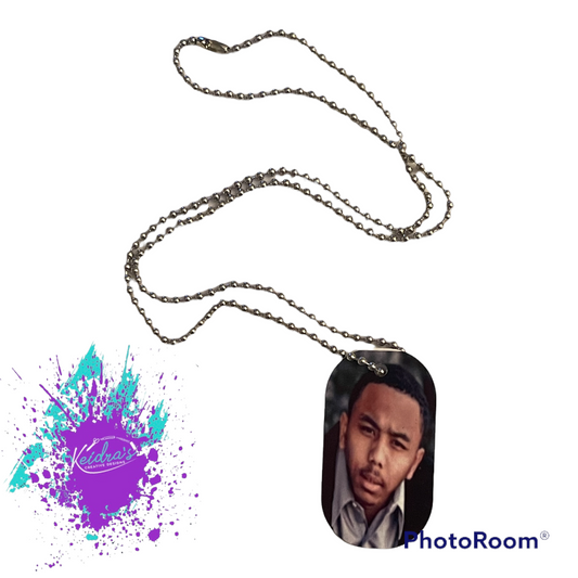 Sublimation Dog Tag w chain