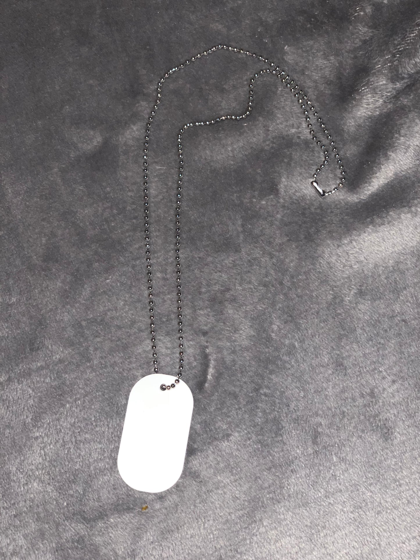 Sublimation Dog Tag w chain