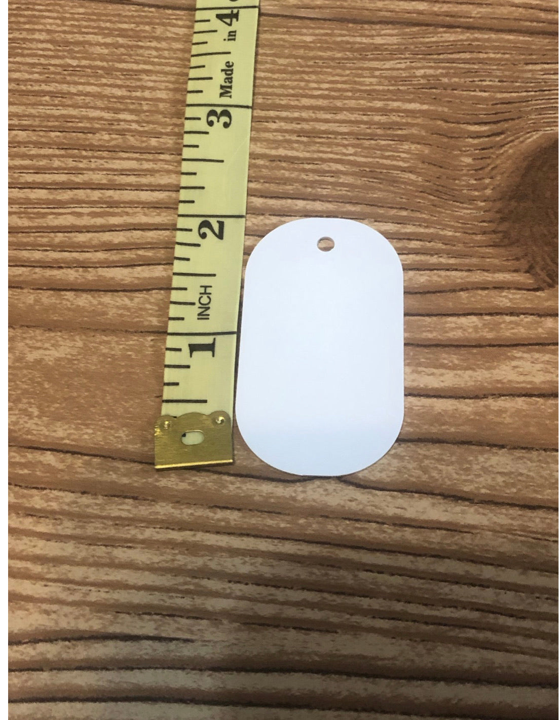 Sublimation Dog Tag w chain