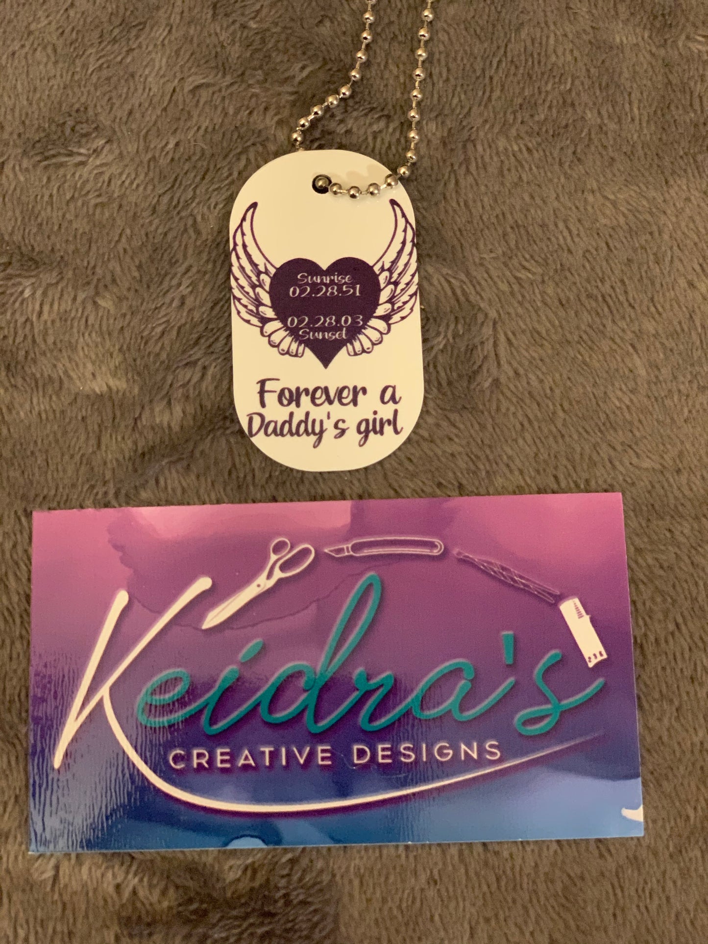 Sublimation Dog Tag w chain