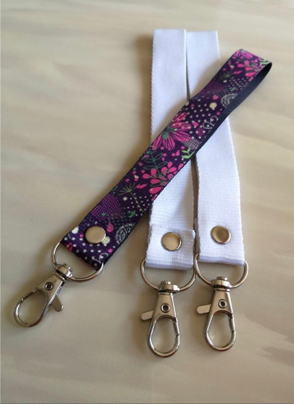 Custom Hand Sanitizer holder and lanyard combo