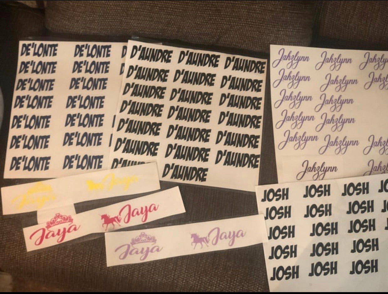 Vinyl labels