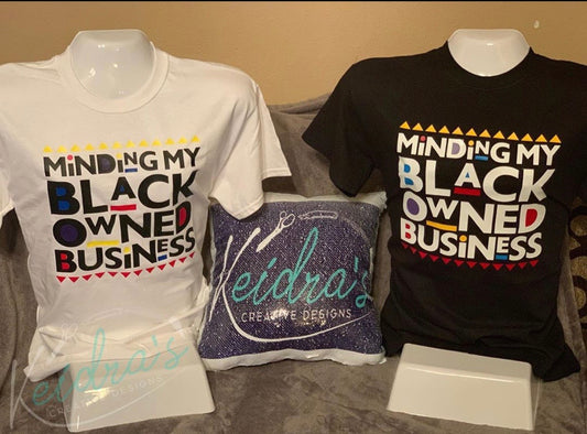 Minding my black owned business
