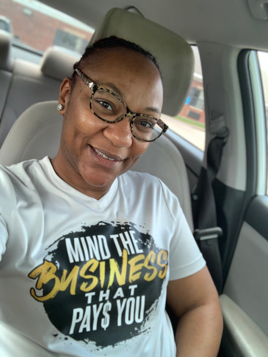 Mind the business that pays you tee